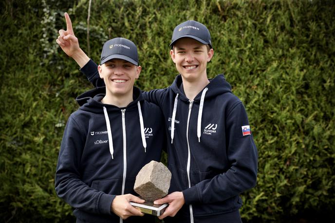 Jakob Omrzel, Erazem Valjavec in Nace Korošec | Erazem Valjavec (levo) odhaja v Belgijo, Jakob Omrzel v Bahrain. | Foto Ana Kovač