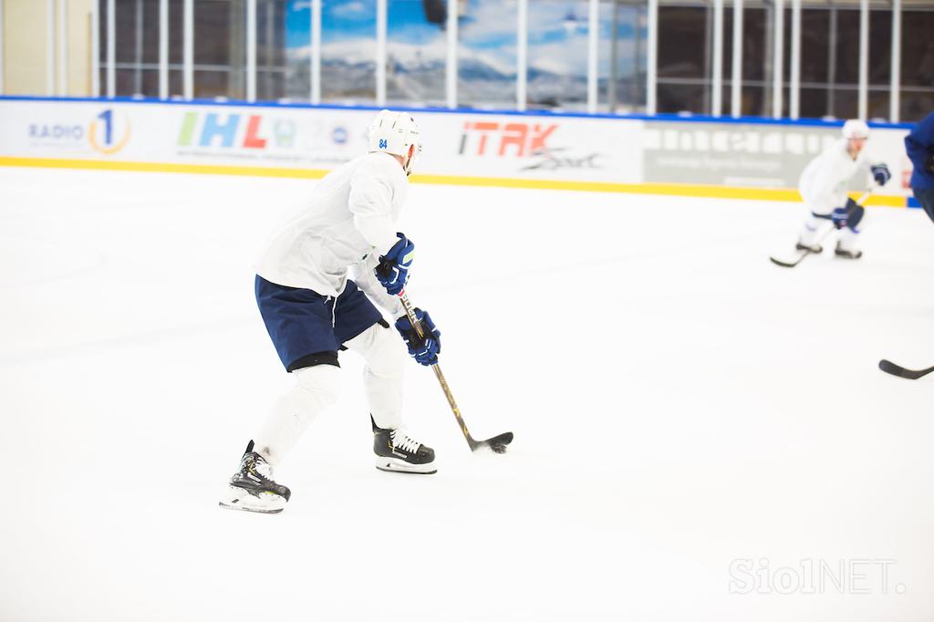 slovenska hokejska reprezentanca trening pred SP 2019