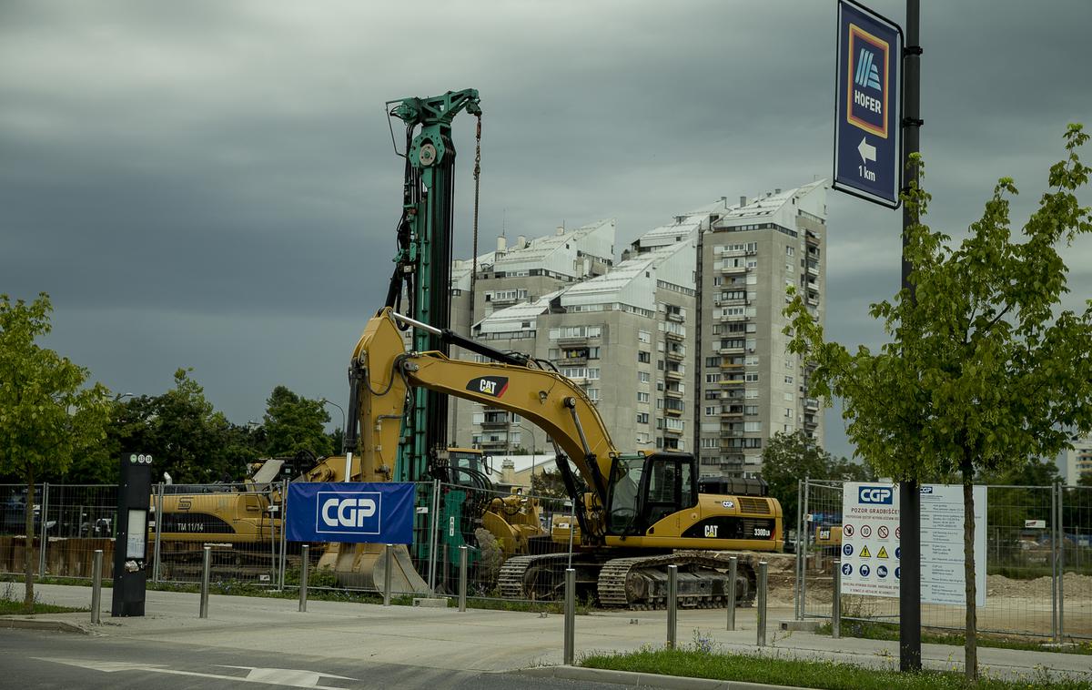 Gradbišče v Stožicah | Foto Ana Kovač