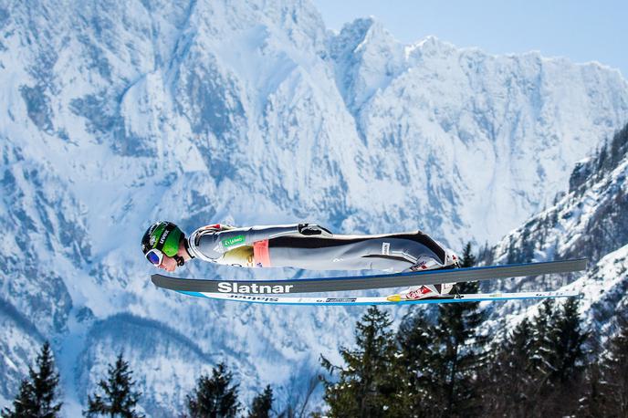 Anže Lanišek Planica 2018 | Anže Lanišek je bil v Rasnovu med tistimi, ki so ga zaradi nepravilnih mer pri dresu diskvalificirali. | Foto Žiga Zupan/Sportida