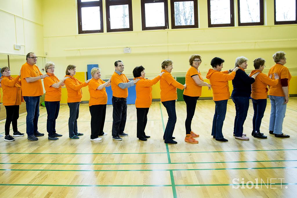 Šola zdravja Dravlje starejši telovadba upokojenci starostniki