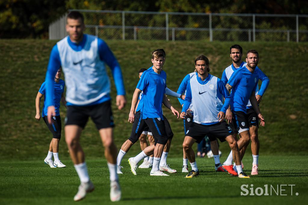 Slovenska nogometna reprezentanca Trening Brdo