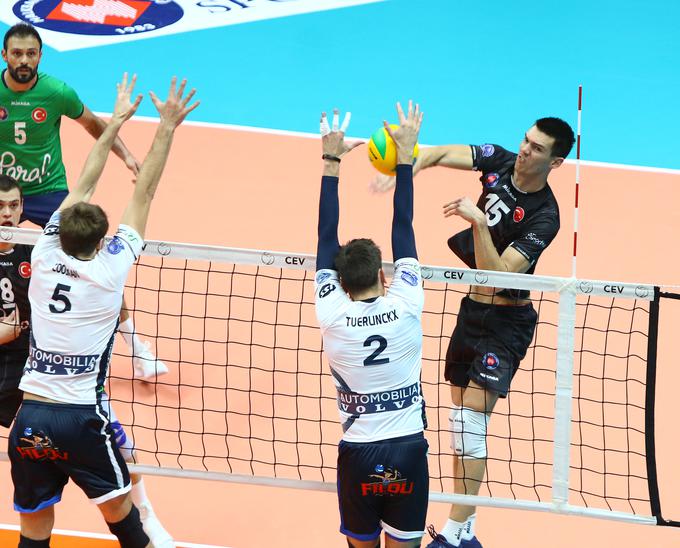 Halkbank Alena Šketa, ki je igral celo tekmo, je novo sezono lige prvakov začel z zmago. | Foto: CEV