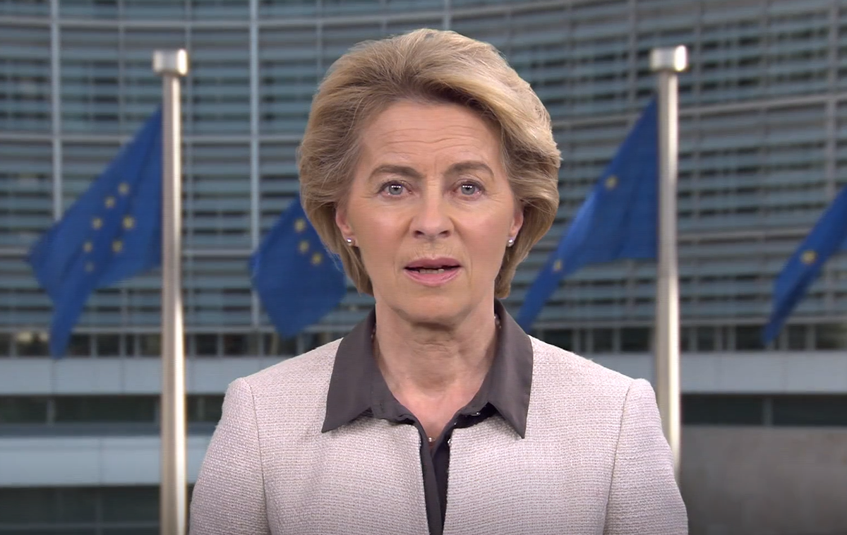 Ursula von der Leyen | Foto Posnetek zaslona