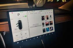 Tudi v Tesline avtomobile Slovencev kmalu YouTube in Netflix