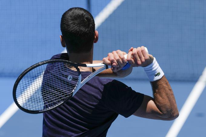 Novak Đoković v Melbournu ni opravil prav veliko treningov. | Foto: Guliverimage/Vladimir Fedorenko