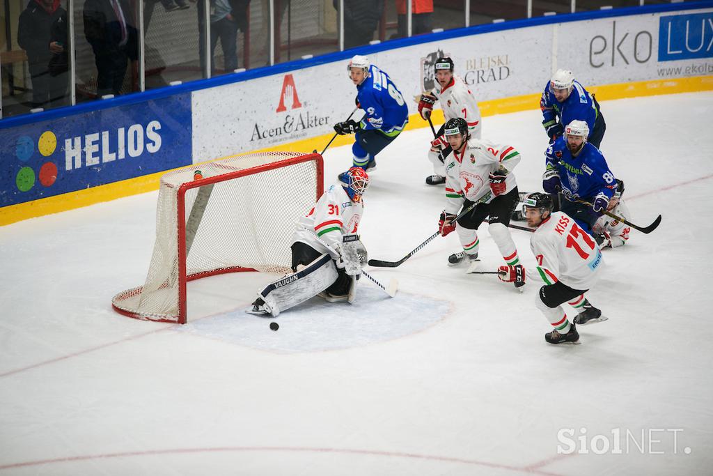 slovenska hokejska reprezentanca Madžarska Bled