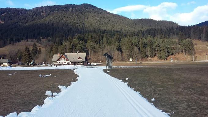 Smučarskotekaška proga vas čaka tudi v Ratečah.  | Foto: Miro Kregar