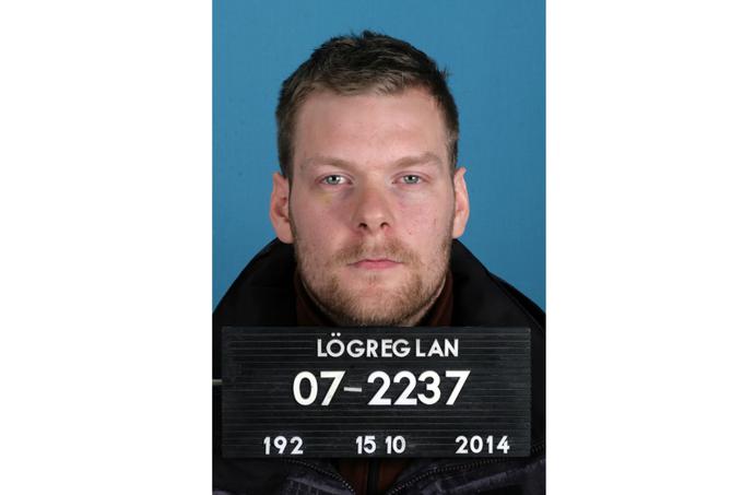 Fotografija Sindrija Þóra Stefánssona, ki jo je izdala islandska policija.  |  Foto: Islandska policija | Foto: 