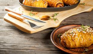 Recept: krompir "hasselback"