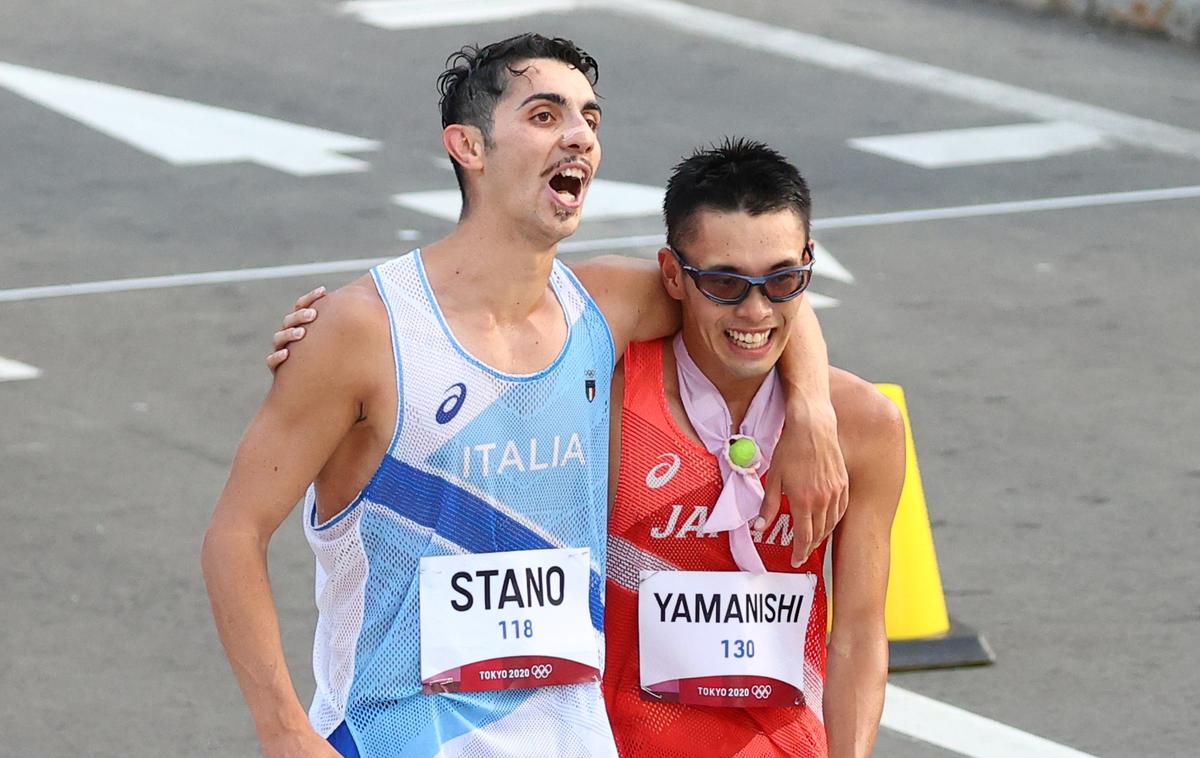 Massimo Stano | Massimo Stano je za olimpijsko zlato presenetljivo opravil z japonskimi favoriti. | Foto Reuters