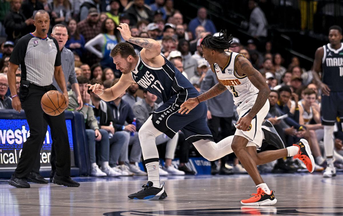 Luka Dončić Dallas Mavericks | Luka Dončić je z Dallasom izgubil proti Denverju. | Foto Reuters