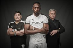 Usain Bolt, Diego Maradona in José Mourinho na Tekmi prijateljstva