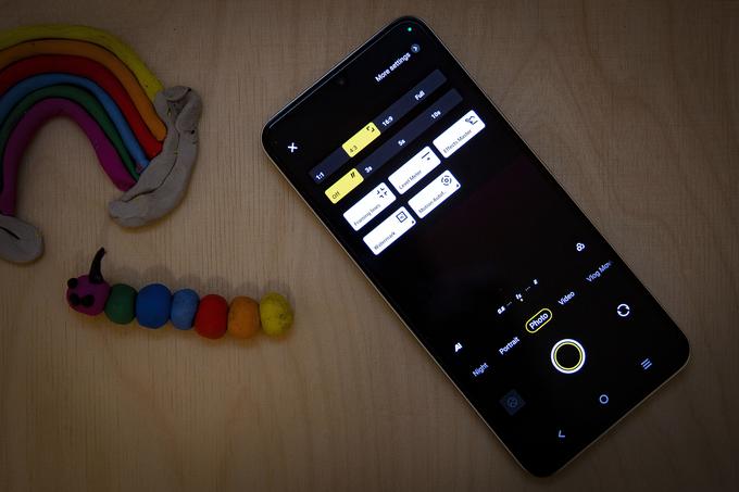 Programska oprema za fotografiranje na pametnem telefonu vivo X80 Lite | Foto: Ana Kovač