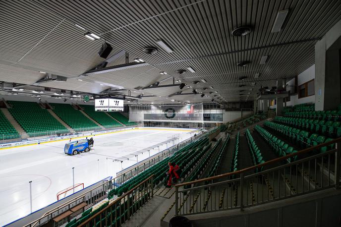 HK Olimpija Steel Wings Linz | Večina dvoran v Alpski ligi bo ta konec tedna samevala. | Foto Matic Klanšek Velej/Sportida