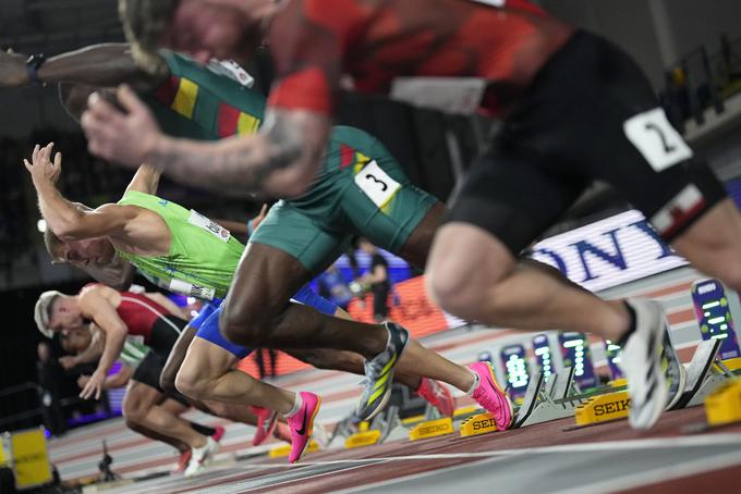  Anej Čurin Prapotnik se je v teku na 100 metrov uvrstil v sobotni polfinale. | Foto: Guliverimage