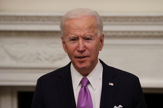 Ameriški predsednik Joe Biden je v torek dejal, da bo do konca julija na voljo dovolj cepiva, da se bo lahko cepil vsak, ki bo to želel. | Foto: Reuters