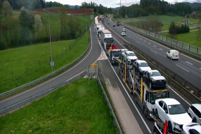 priključek Krtina, A1/E57, Maribor - Ljubljana, priključek Krtina | Cesta A1/E57, Maribor–Ljubljana, priključek Krtina. | Foto DARS