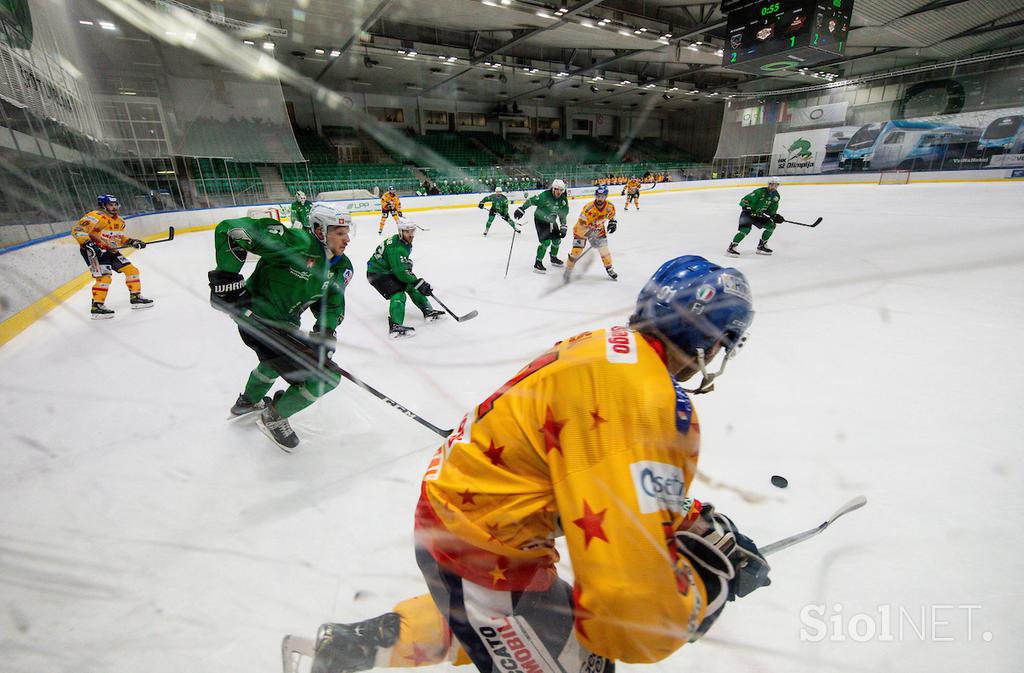 Alpska liga: Olimpija - Asiago (1-. tekma finala)