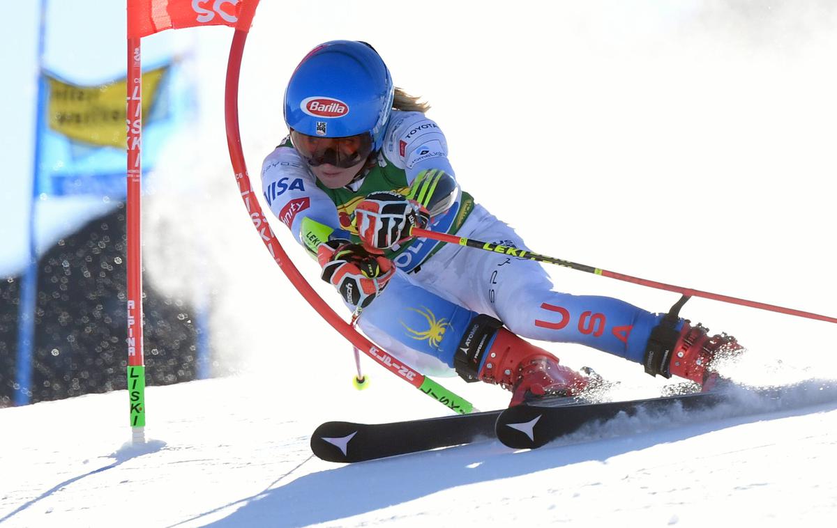 Mikaela Shiffrin | Mikaela Shiffrin je vknjižila 70. zmago svetovnega pokala. | Foto Guliverimage