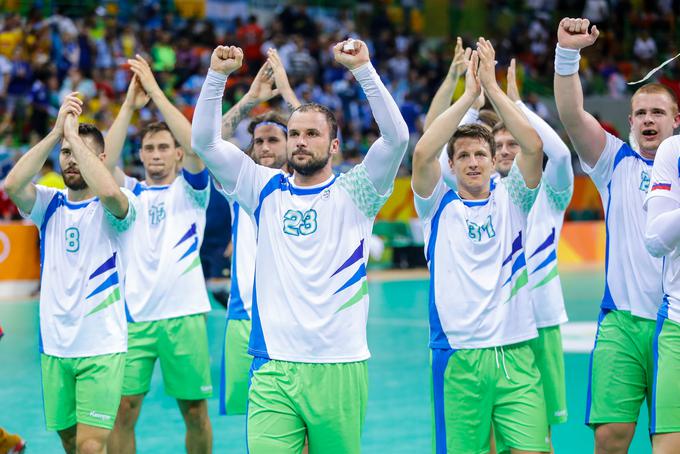 Slovenska rokometna reprezentanca na lanskih olimpijskih igrah v Riu de Janeiru. | Foto: STA ,