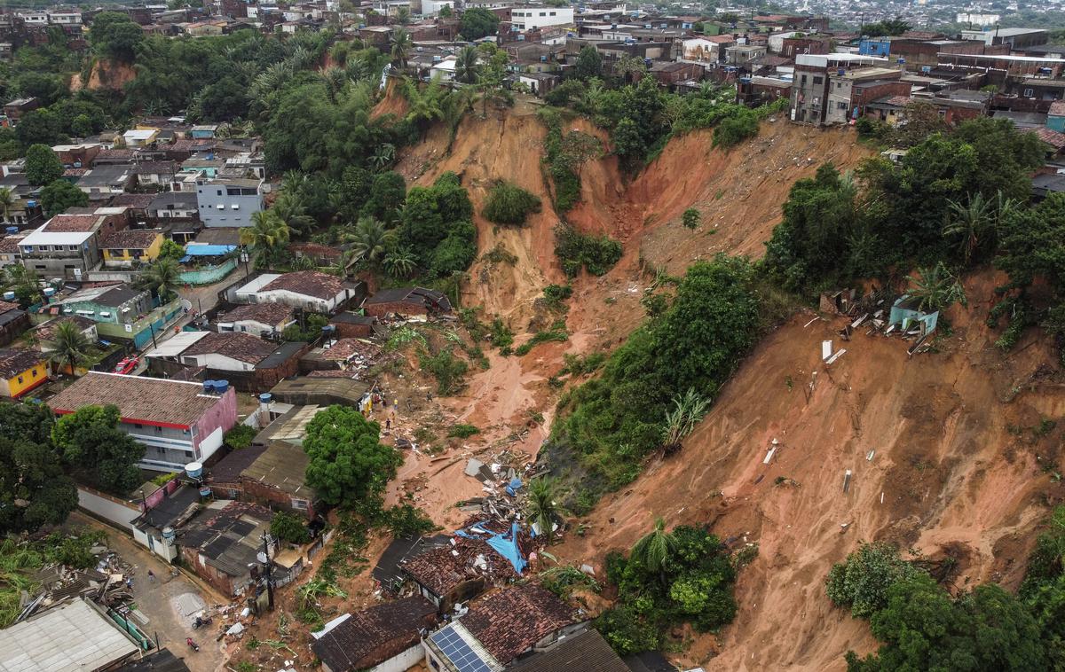 neurje, poplave, zemeljski plaz, Brazilija | Fotografija je simbolična. | Foto Reuters