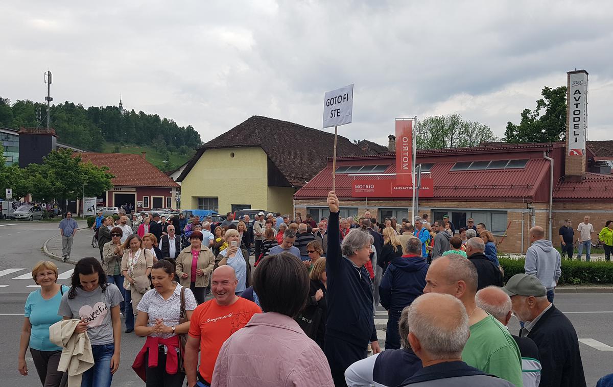 protest Vrhnika Kemis | Foto Gregor Pavšič