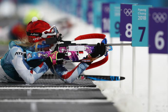 Marketa Davidova | Čehinja Marketa Davidova je presenetljiva zmagovalka biatlonske šprinta za svetovni pokal v Anterselvi. | Foto Getty Images