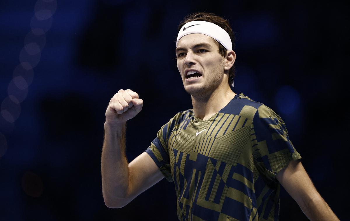 Taylor Fritz | Taylor Fritz je v uvodnem dvoboju s 7:6, 6:1 odpravil Rafaela Nadala. | Foto Reuters