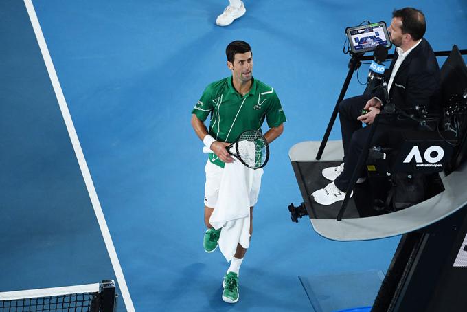 V finalu OP Avstralije ga je ob živce spravil tudi sodnik. | Foto: Gulliver/Getty Images