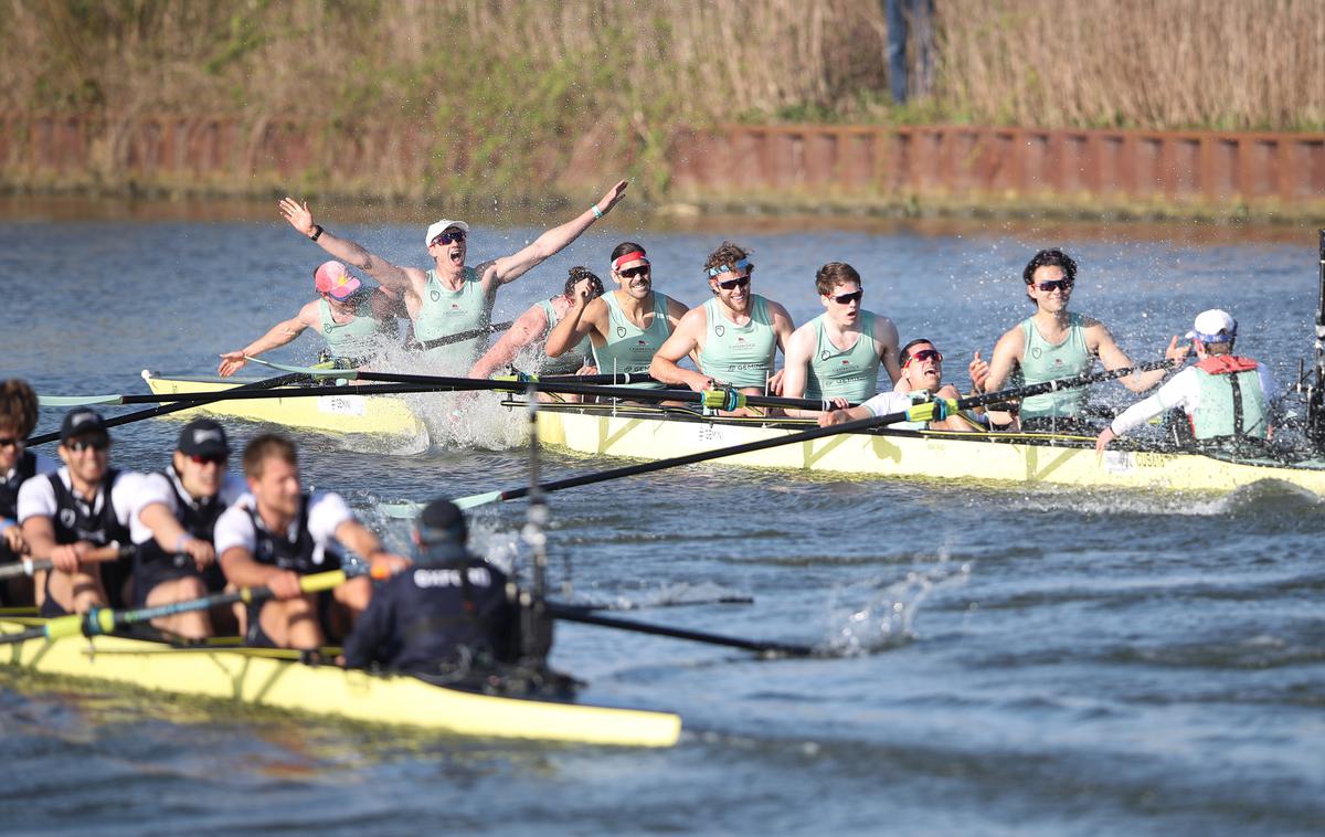 Cambridge - Oxford 2021 | Posadka Cambridgea je dobila letošnjo regato z Oxfordom. | Foto Reuters