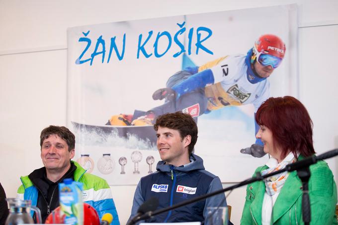 Marca letos je na novinarski konferenci v Tržiču napovedal, da bo vztrajal še v tej sezoni, včeraj pa na novinarski konferenci presenetil z napovedjo, da se pripravlja na nov olimpijski cikel. Olimpijske igre v Pekingu leta 2022 bi bile že njegove četrte.  | Foto: Urban Urbanc/Sportida