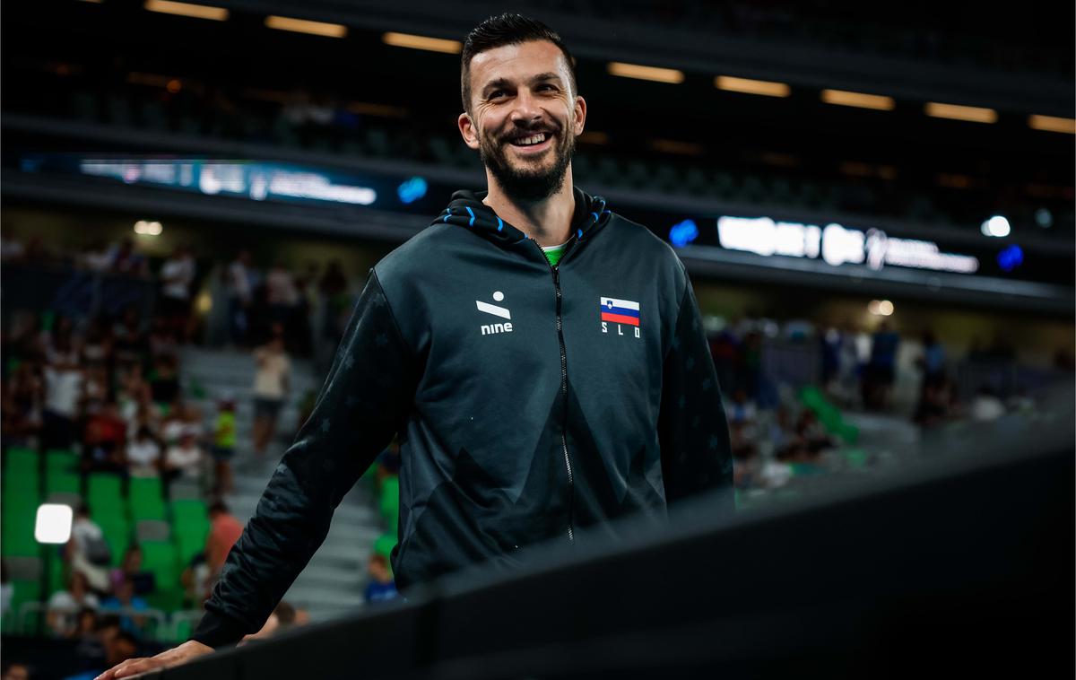 Mitja Gasparini | Mitja Gasparini je lani končal reprezentančno kariero, a se spomladi vrnil v reprezentanco, s katero bo ob 21. uri sodeloval premiernem polfinalu svetovnega prvenstva. | Foto Volleyballworld