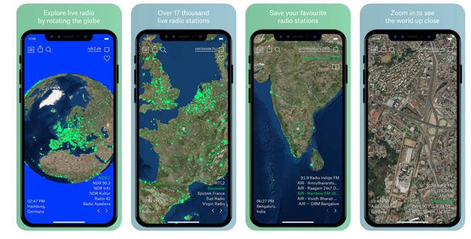 Radio Garden je na voljo tudi kot aplikacija za mobilne naprave z operacijskima sistemoma Android in iOS. | Foto: S. C. (zajem zaslona)