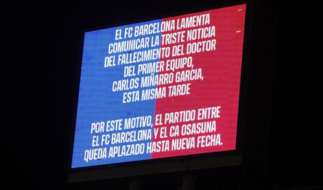 Znan je novi termin tekme Barcelona - Osasuna