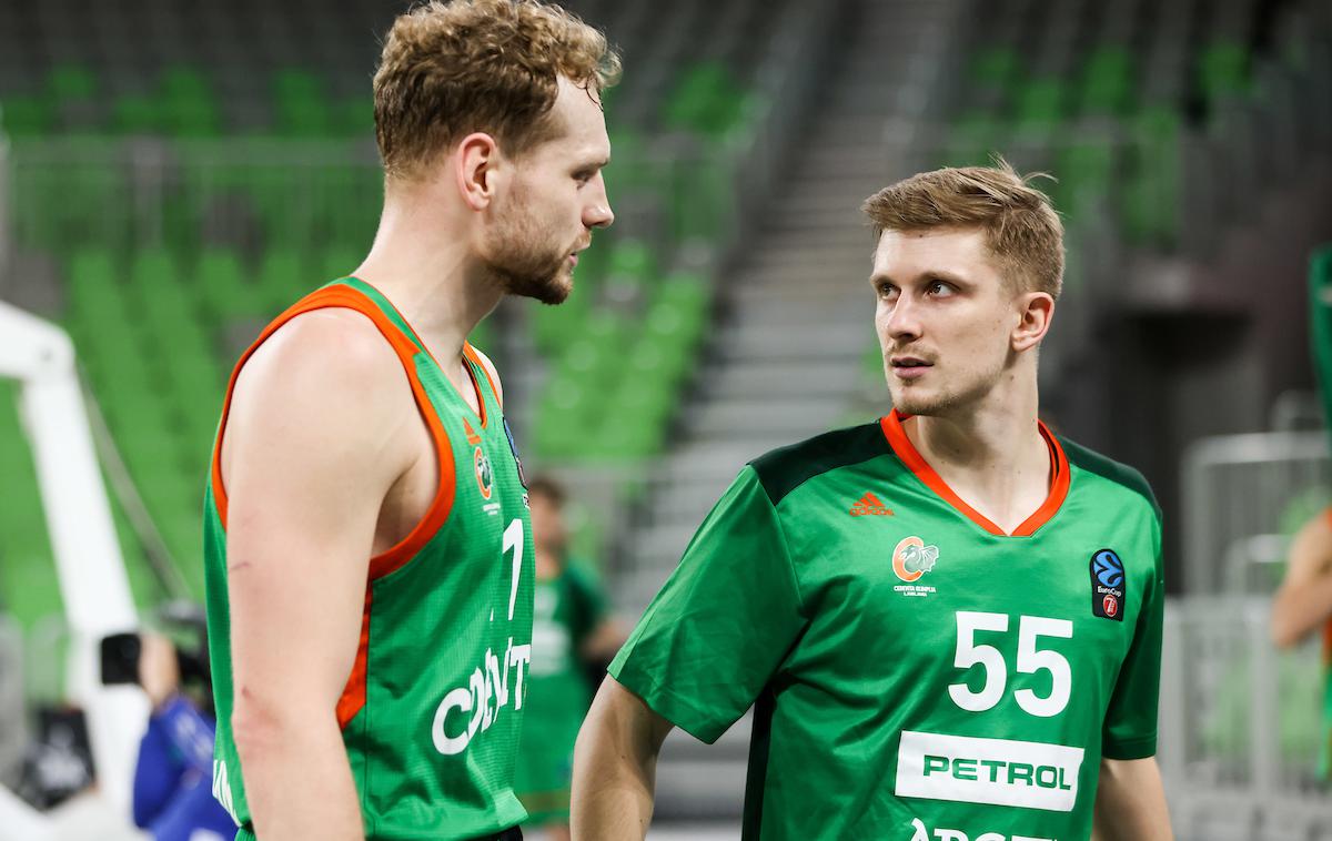 Cedevita Olimpija, Virtus Bologna, februar 2021 | Olimpija je zaradi covid-19 ostala brez tekme s Crveno zvezdo. | Foto Vid Ponikvar