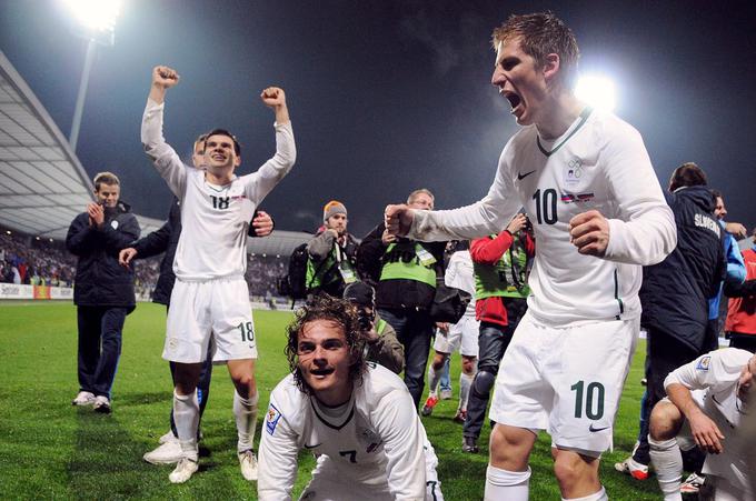 Tako so se Nejc Pečnik, Valter Birsa, Aleksandar Radosavljević in druščina pred 15 leti v Ljudskem vrtu veselili uvrstitve na SP 2010. | Foto: www.alesfevzer.com