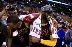 Cleveland Cavaliers v finalu lige NBA, Le Bron James že šestič zapored (video)