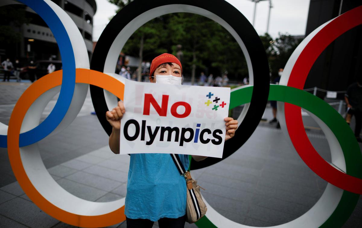 Tokio OI 2021 | Kar 80 odstotkov Japoncev želi, da se olimpijske igre v Tokiu odpove ali pa prestavi na nov termin. | Foto Reuters