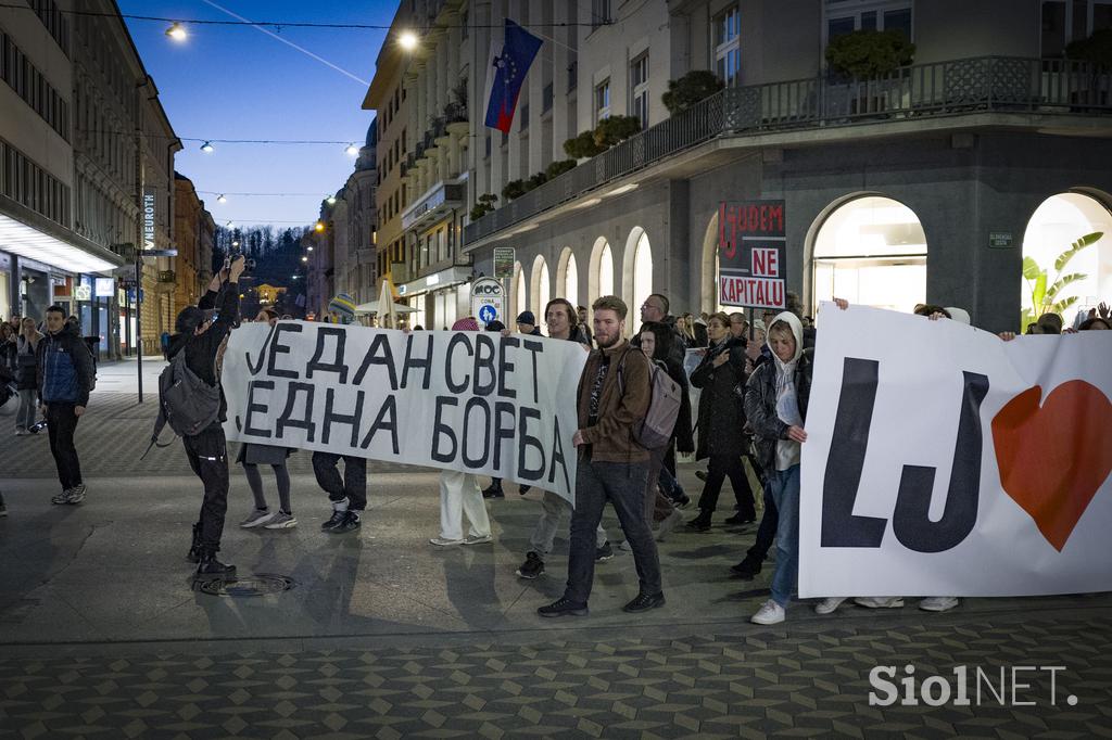 Protestni shod Janković