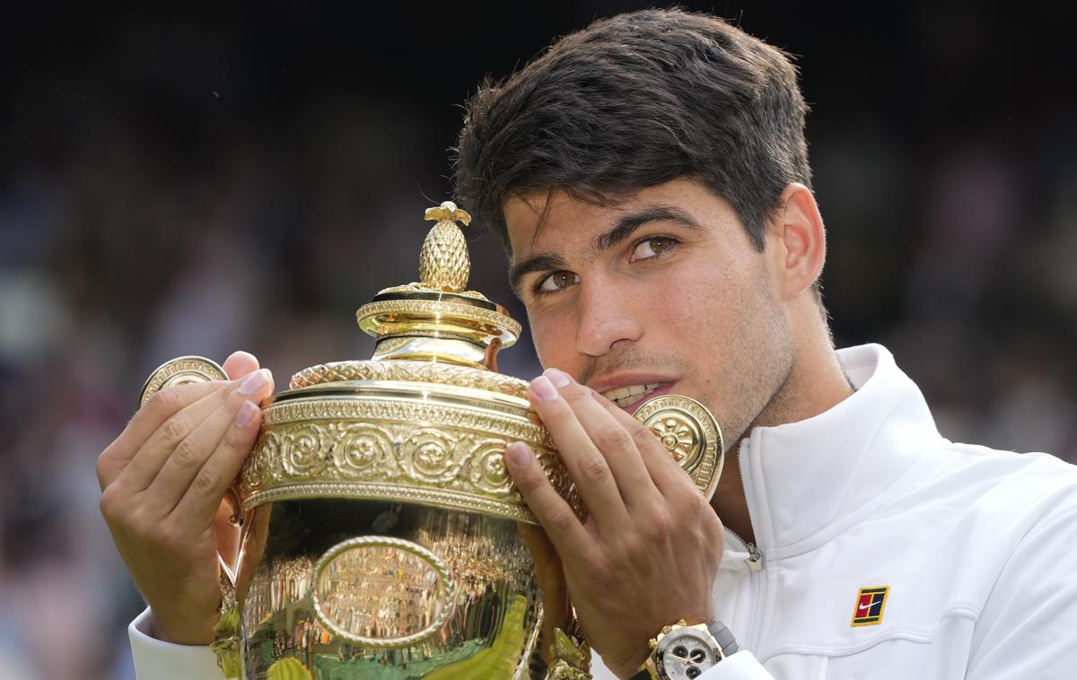 Carlos Alcaraz | Carlos Alcaraz je še drugič zapored zmagal Wimbledon, najprestižnejši teniški turnir. | Foto Guliverimage