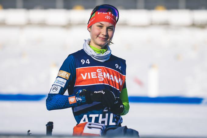 Lena Repinc: Tukaj pa je sonce in je takoj bolj veselo ozračje.  | Foto: Grega Valančič/Sportida