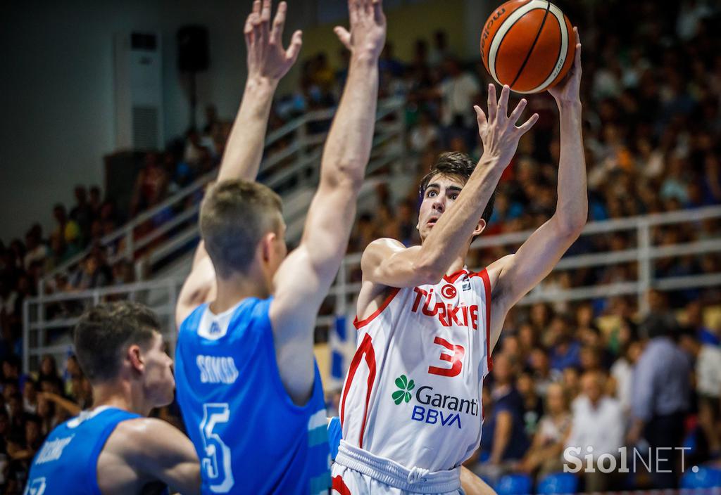 Fiba EP U18: Slovenija - Turčija polfinale