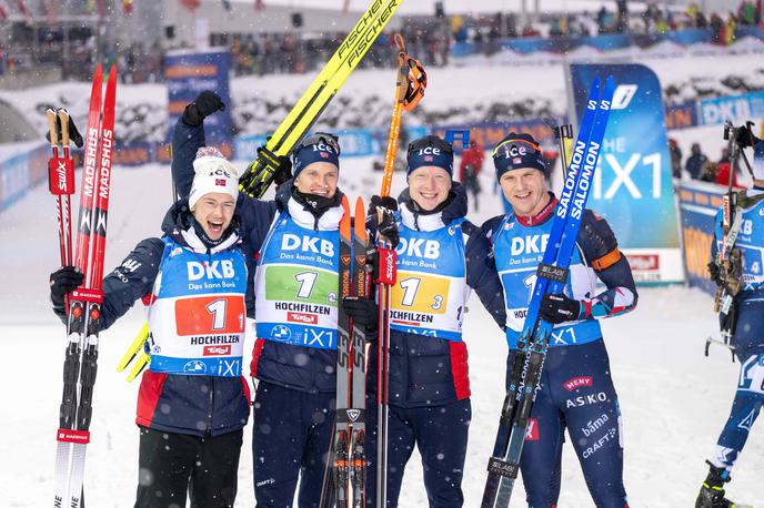 Hochfilzen, biatlon, štafeta Norveške | Norvežani tudi danes brez konkurence. | Foto Guliverimage