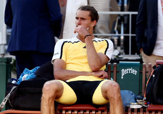 Aleksander Zverev ni slavil v domačem Hamburgu. | Foto: Reuters