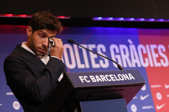 Sergi Roberto | Sergi Roberto se je od Barcelone poslovil v solzah. | Foto Reuters