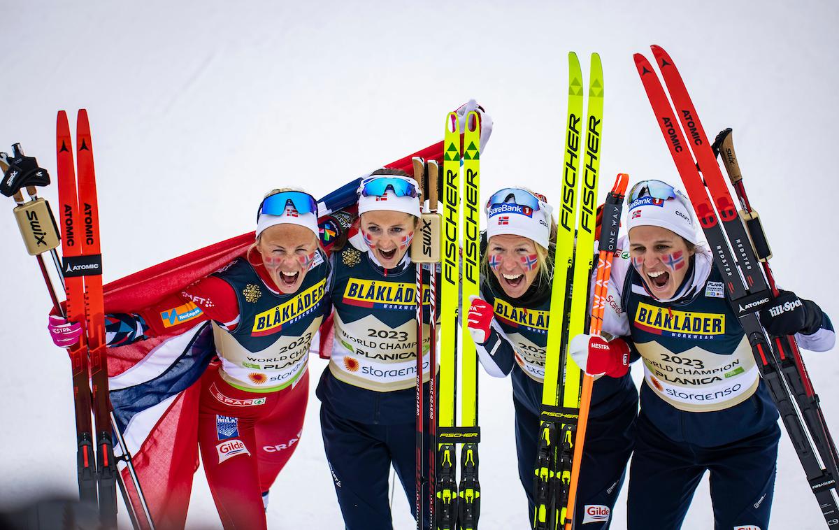 Planica SP, štafeta, Norveška | Foto Grega Valančič/Sportida