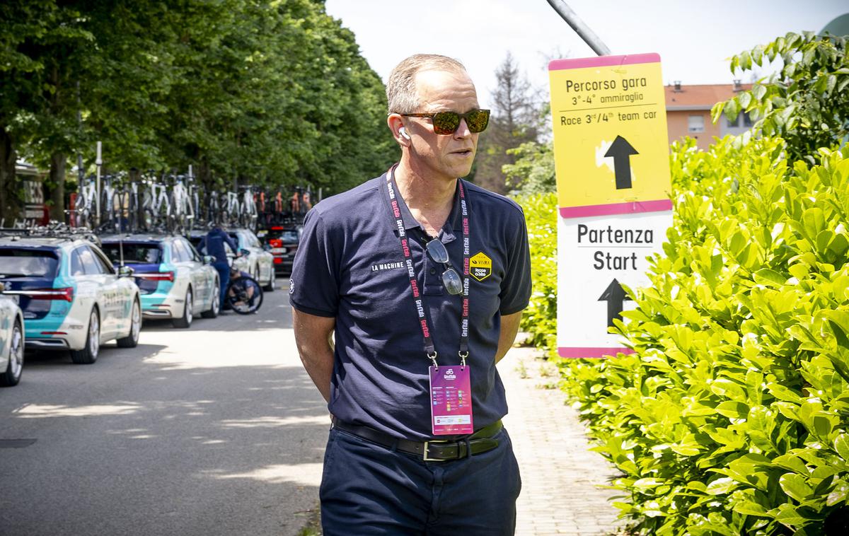 Giro 2024 Richard Plugge | Richard Plugge je navdušen nad predstavami Jonasa Vingegaarda v prvem tednu Dirke po Franciji.  | Foto Ana Kovač