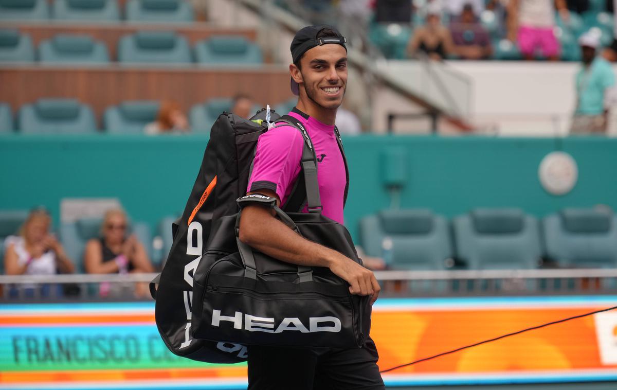 Francisco Cerundolo | Francisco Cerundolo je postal najnižje uvrščeni igralec (103. mesto na lestvici ATP) v zgodovini tega turnirja, ki se je uvrstil v polfinale. | Foto Guliverimage