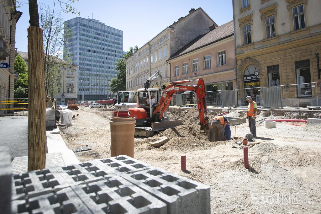 Prenova Gosposvetske ceste v Ljubljani.